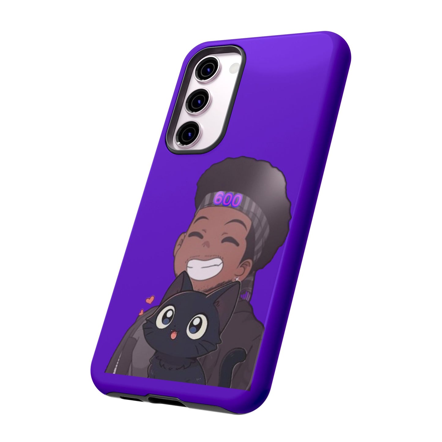 Black Cat Case (purple)