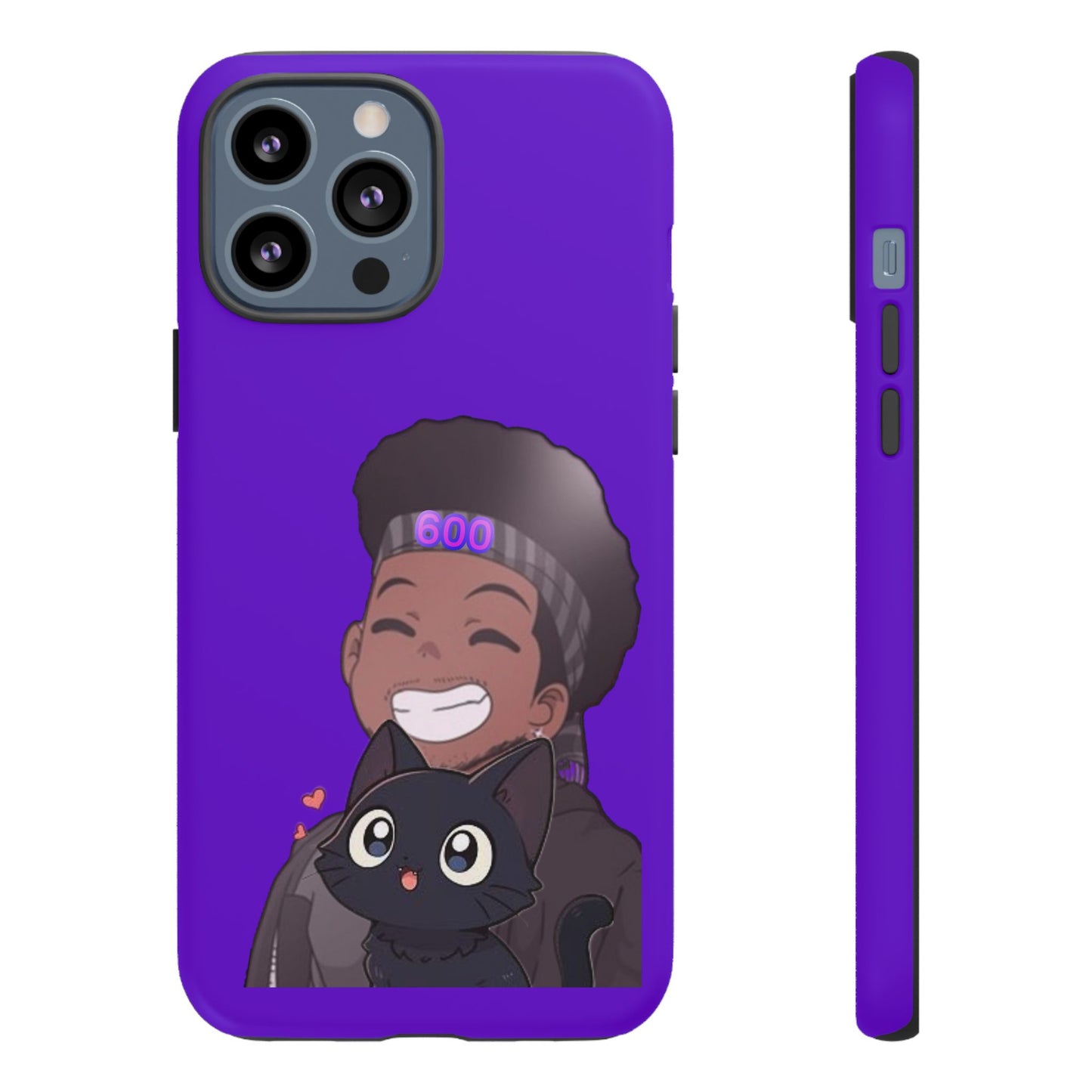 Black Cat Case (purple)