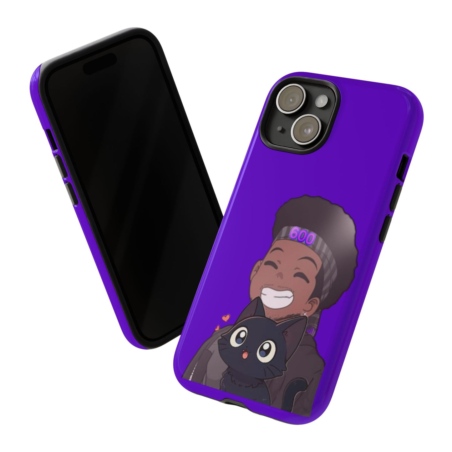 Black Cat Case (purple)