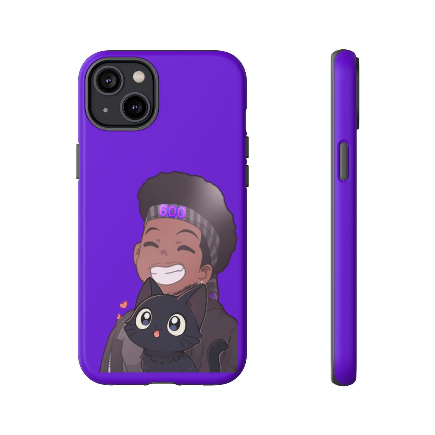 Black Cat Case (purple)