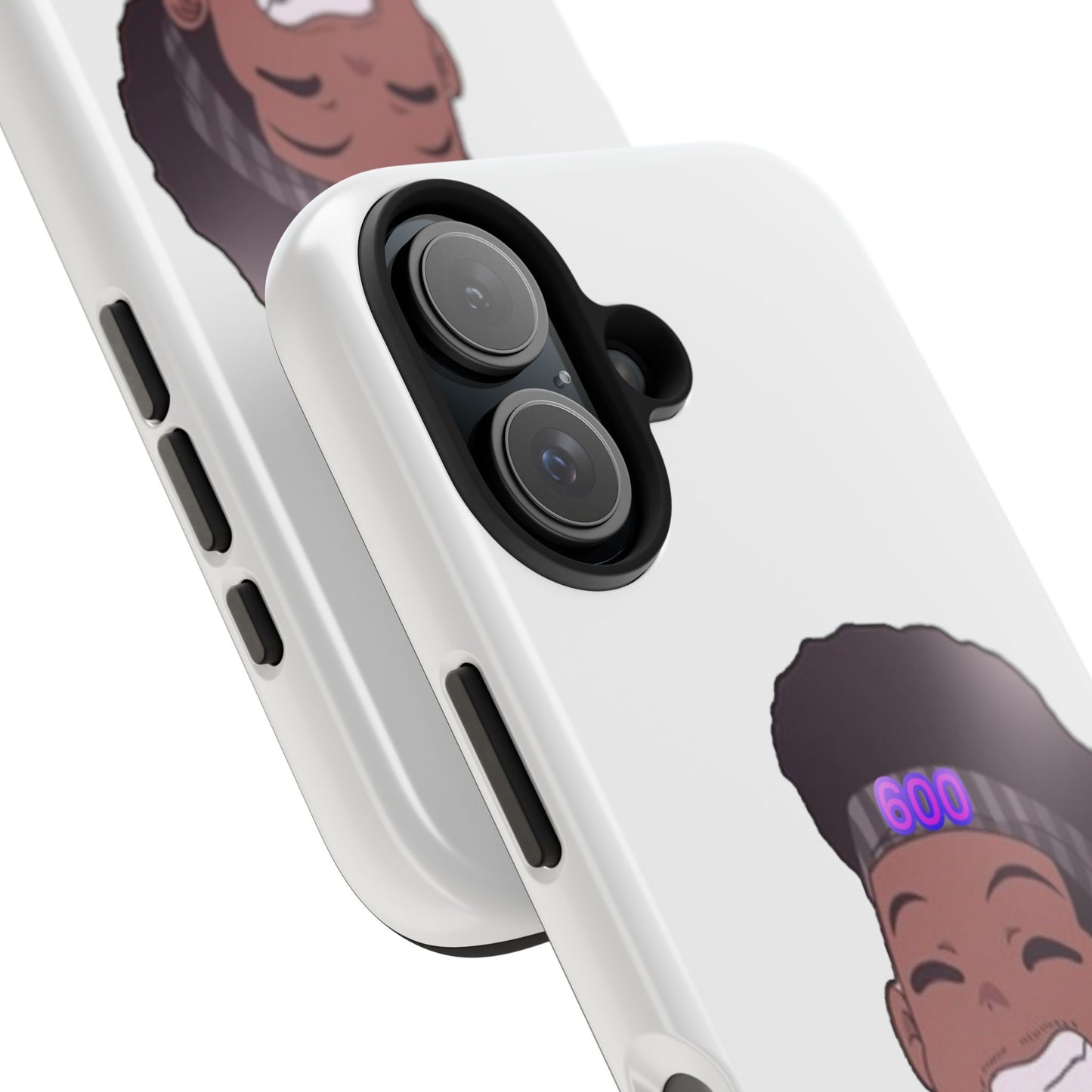 Black Cat Case (white)