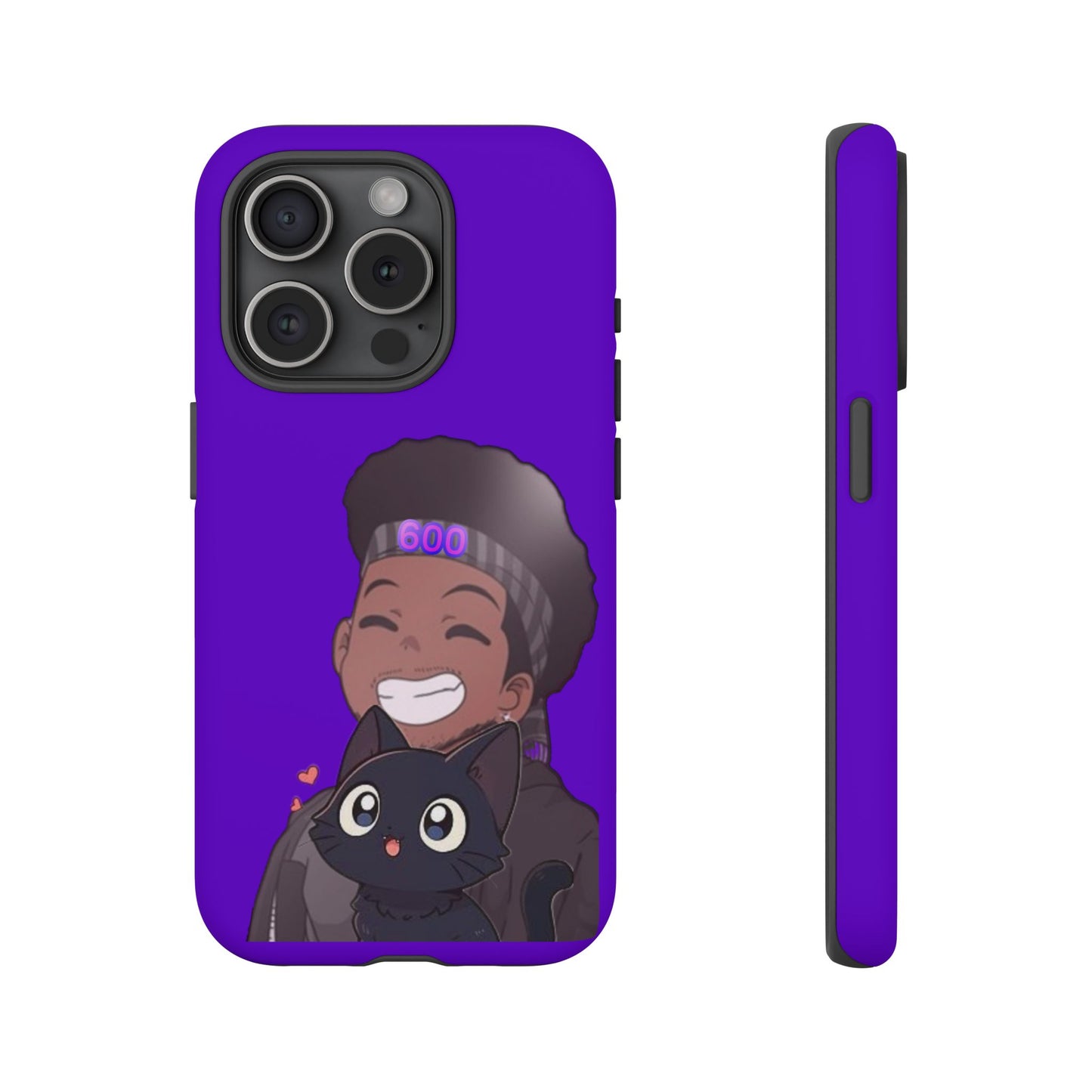 Black Cat Case (purple)